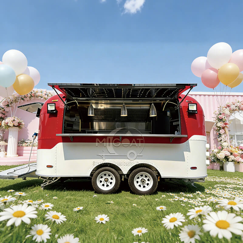 MGA-3M High-End Custom Stainless Steel Dual-Axle Towable Food Trailer
