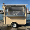 MGR-2.2M Multi-functional Thickened Retro Food Trailer, High Appearance Level Towable Mobile Food Cart For Snack Vending