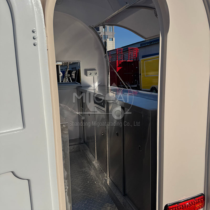 MGR-2.2m Mini Multi-Functional Stainless Steel Worktop Popular Mobile Food Trailer