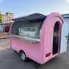 MGR-2.5M Triple Sink Stainless Steel Food Trailer Commercial Food Cart
