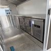MGS-3M Commercial Built-in Refrigeration Food Trailer, Anti-Corrosion & Anti-Slip Mobile Catering Cart, Towable Fast Food Snack Concession Trailer