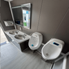 MGT-4.5M Multi-Stall Luxury Wood-Grain Portable Restroom Trailer for Outdoor Commercial Use