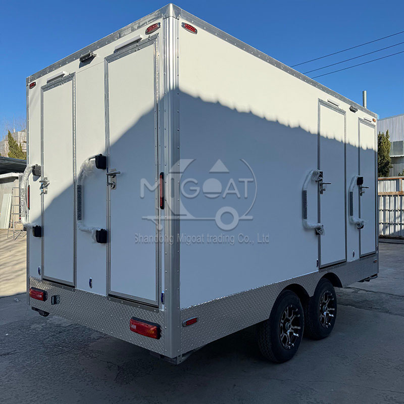 MGT-5M Luxury 4-Stall Portable Restroom Trailer | Eco-Friendly Mobile Toilet for Construction & Events
